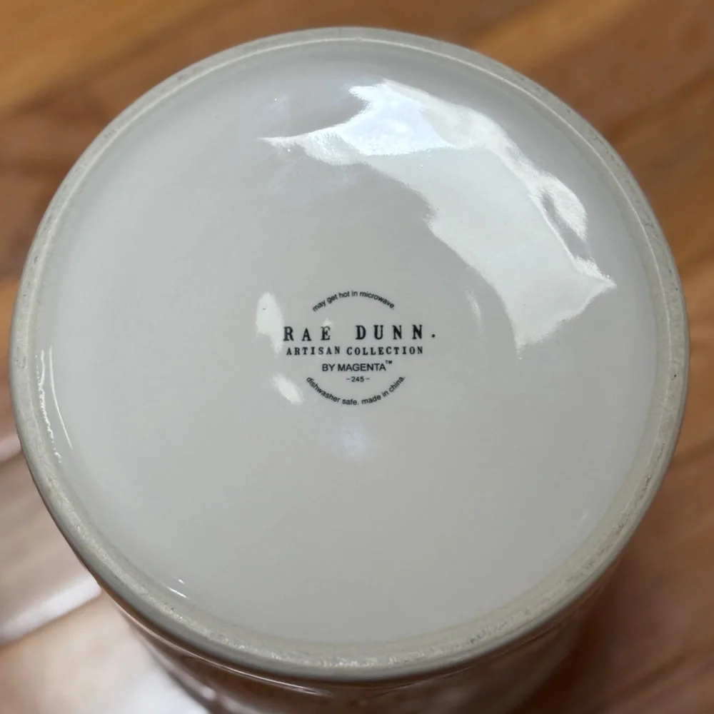 Rae Dunn Collection Utensil Holder/Crock BE GRATEFUL Like New No Chips - Picture 3 of 5